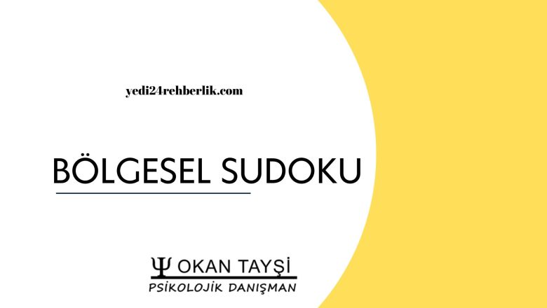  BÖLGESEL SUDOKU