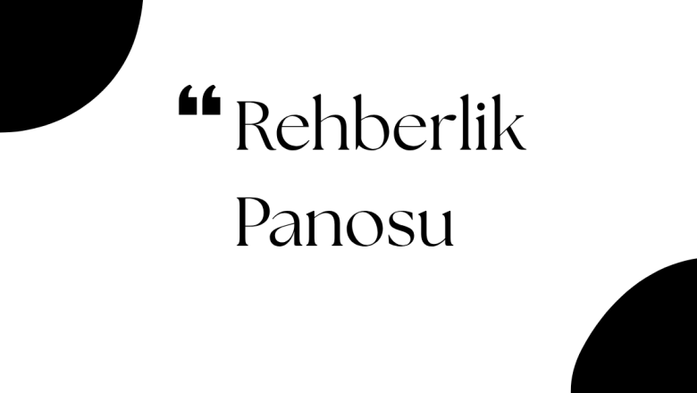  Rehberlik Servisi Tanıtım Panosu